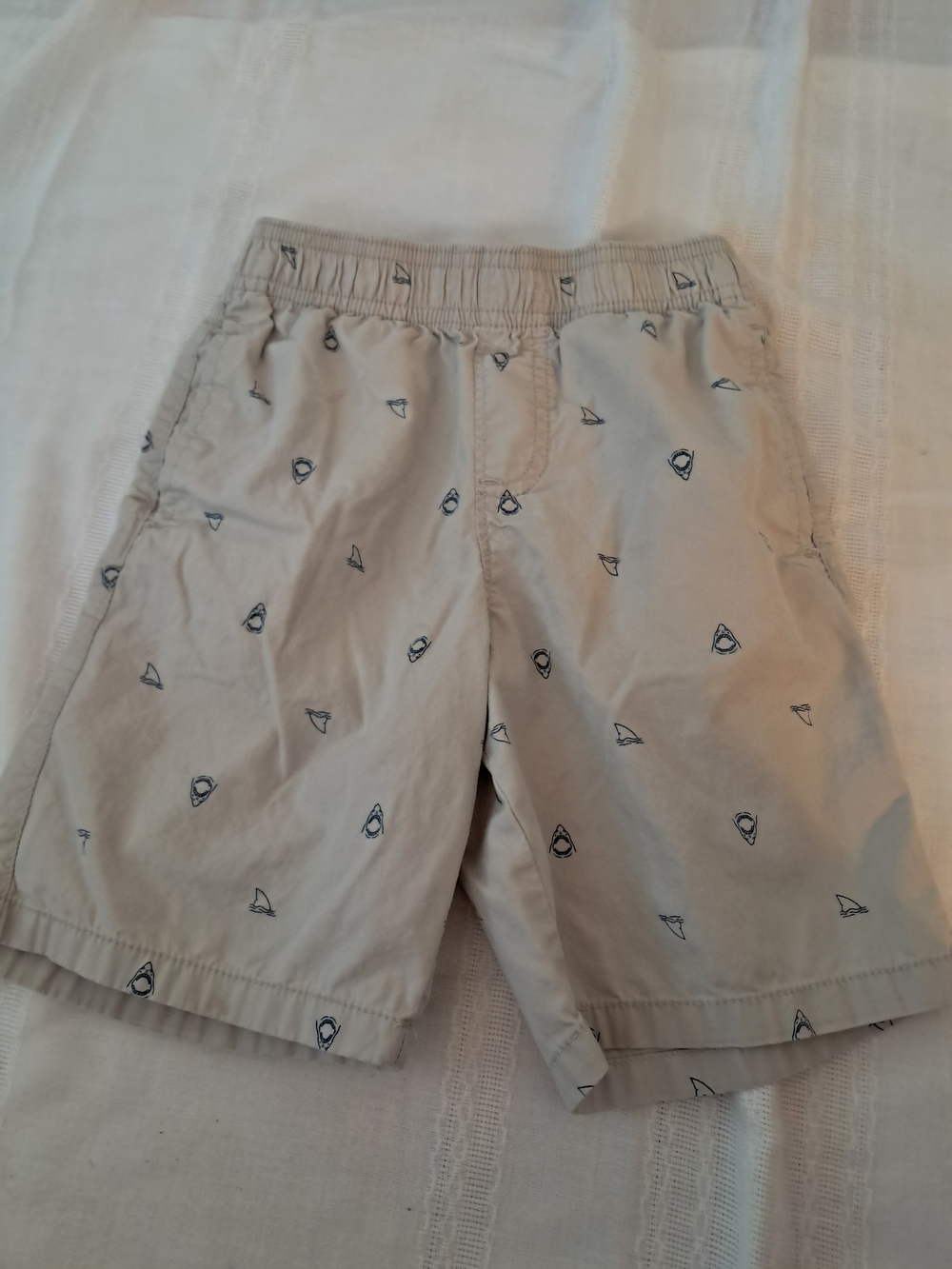 365 Kids Beige Printed Casual Shorts